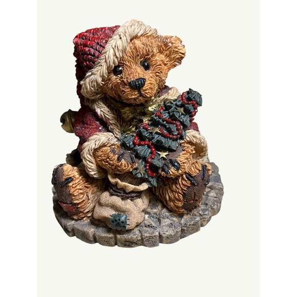 Boyds Bears & Friends Santa Bear Figurine 1993 Christmas Edition - Picture 3 of 14
